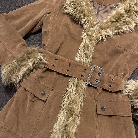 Y2K Forever 21 Corduroy Pennylane Coat - Picture 6 of 8